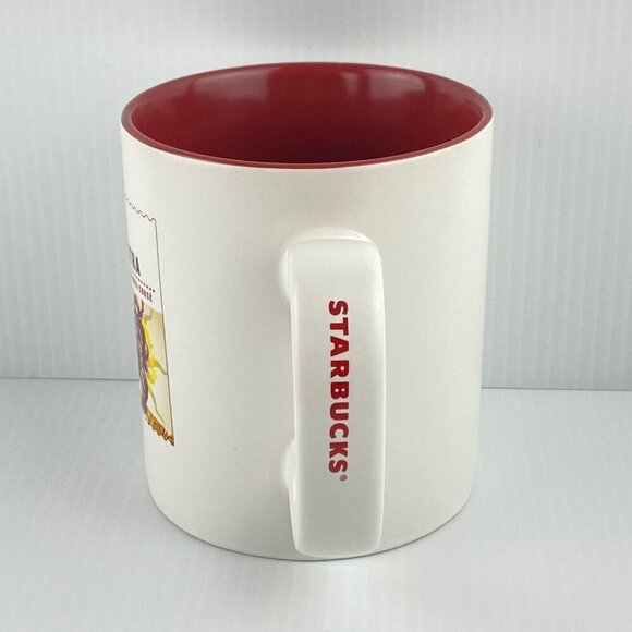 Starbucks Sumatra Stoneware Mug 15.5 oz Coffee Cup 2010 release Tiger Stamp - Picture 2 of 7